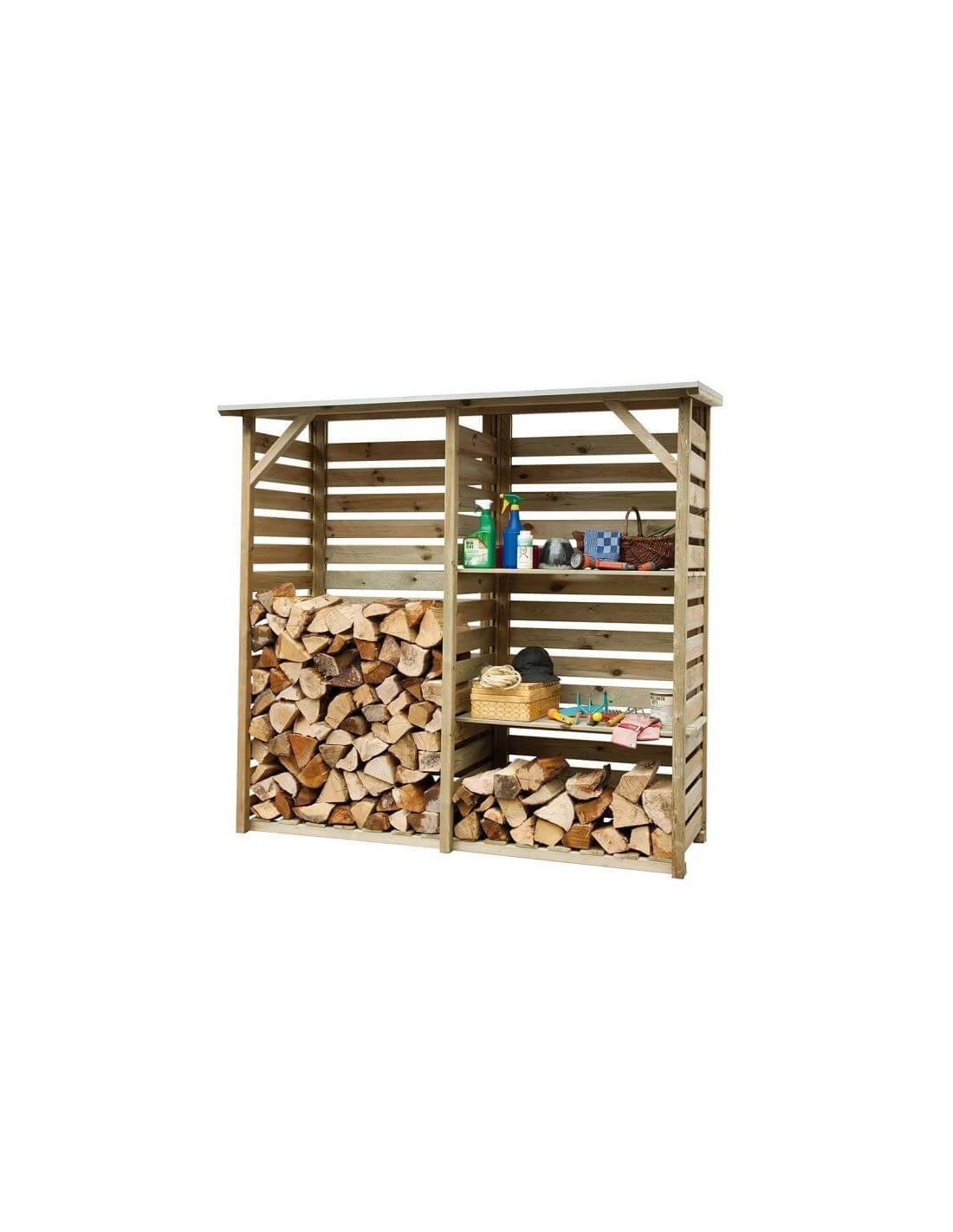 Abri Bûche Avec Toit Zingué 1 Abri Bûche Avec Toit Zingué