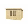 Abri De Jardin Atlanta 6.7 M² Bois Massif 28 Mm