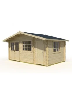 Abri De Jardin Borkum 18.9 M² Avec Plancher En Bois Massif 40 Mm