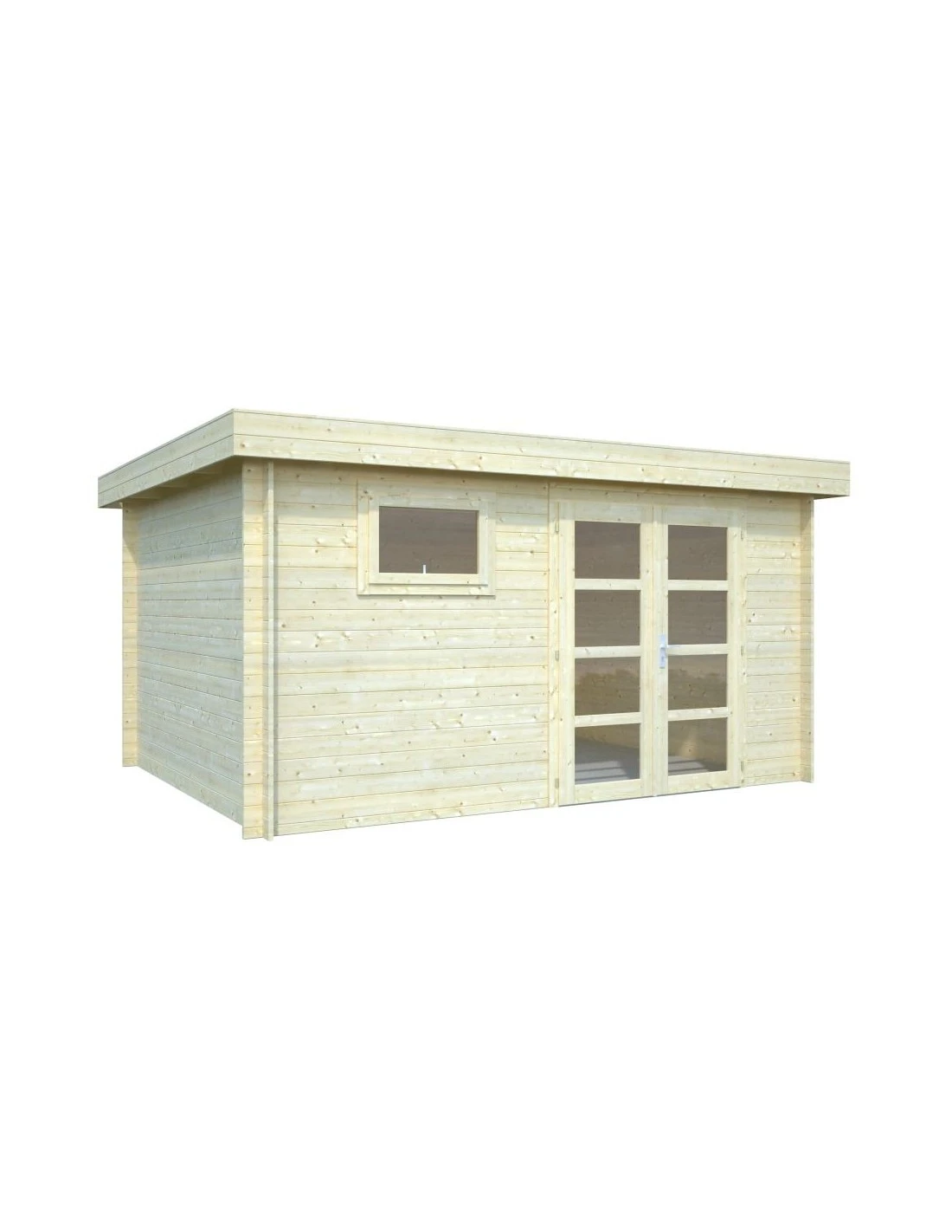 Abri De Jardin Elsa 11.7 M² En Bois Massif 28 Mm 2 Abri De Jardin Elsa 11.7 M² En Bois Massif 28 Mm – Image 2