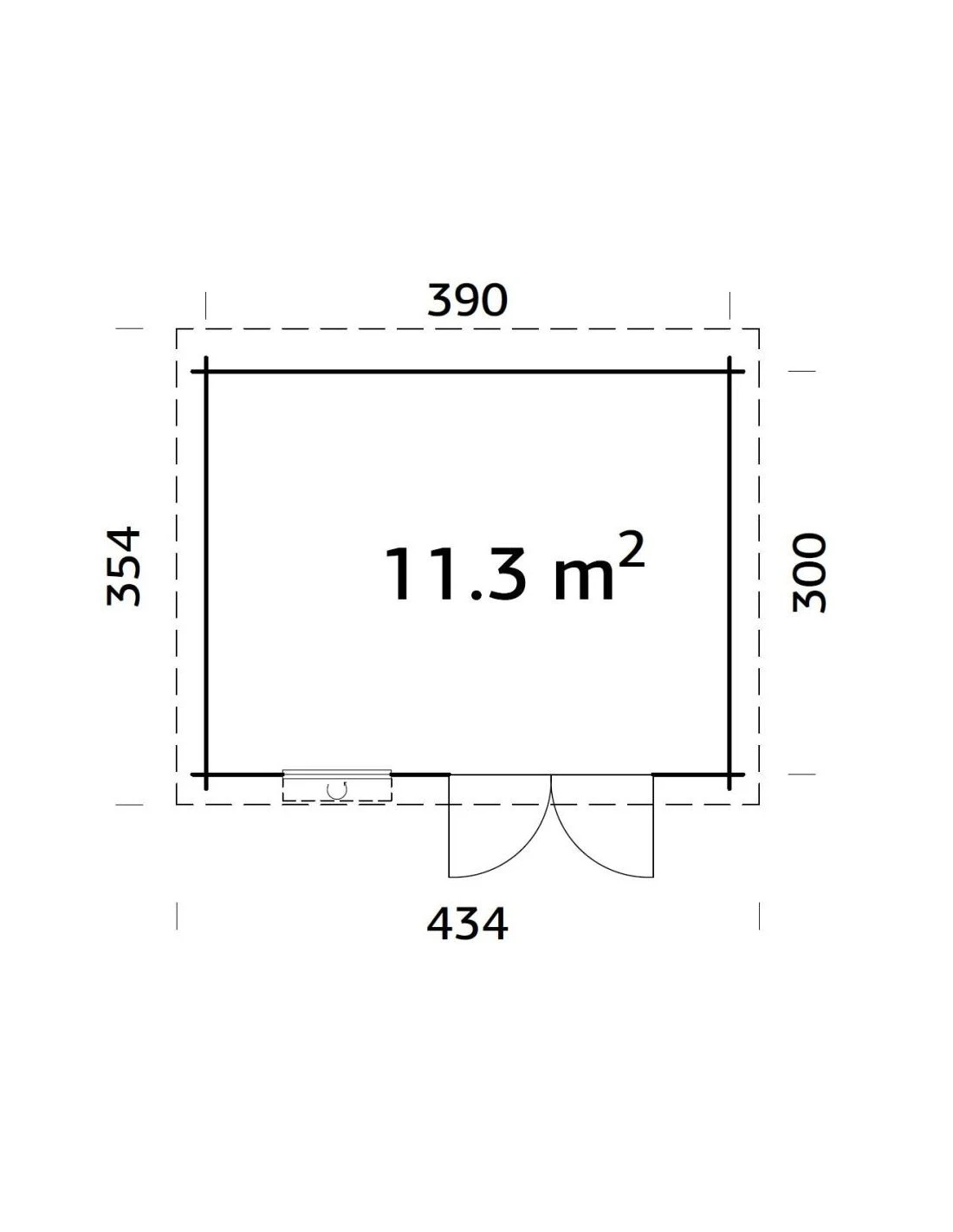 Abri De Jardin Elsa 11.7 M² En Bois Massif 28 Mm 3 Abri De Jardin Elsa 11.7 M² En Bois Massif 28 Mm – Image 3