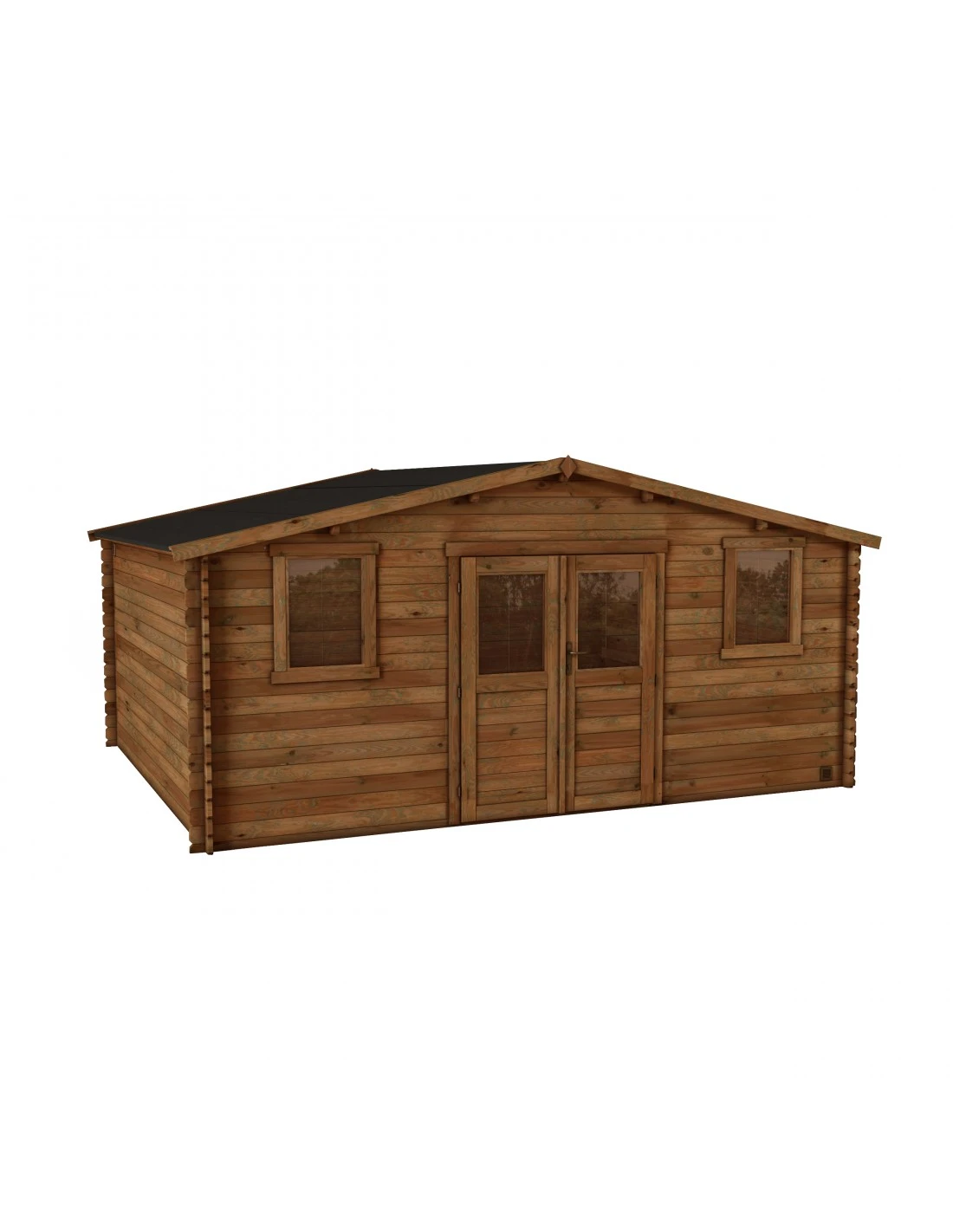 Abri De Jardin Nicia 17.6 M² En Bois Traité 1 Abri De Jardin Nicia 17.6 M² En Bois Traité