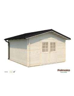 Abri De Jardin Tina 14 M² En Bois Massif 34 Mm -Extérieur Meubles Magasin abri de jardin tina 14 m en bois massif 34 mm 2