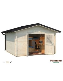 Abri De Jardin Tina 14 M² En Bois Massif 34 Mm -Extérieur Meubles Magasin abri de jardin tina 14 m en bois massif 34 mm 3