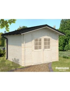 Abri De Jardin Tina 7.8 M² En Bois Massif 34 Mm -Extérieur Meubles Magasin abri de jardin tina 78 m en bois massif 34 mm 4