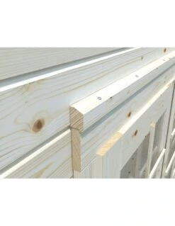 Abri De Jardin Tina 7.8 M² En Bois Massif 34 Mm -Extérieur Meubles Magasin abri de jardin tina 78 m en bois massif 34 mm 8