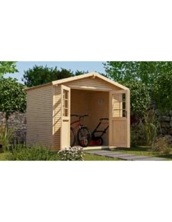 Abri De Jardin WEKA 218 De 4.9 M² Au Choix En Bois Massif 28 Mm