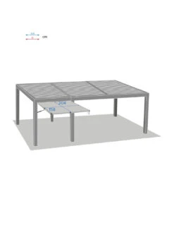 Auvent Pour Pergola Bioclimatique Majae - Auvent Petit Modèle -Extérieur Meubles Magasin auvent pour pergola bioclimatique majae auvent petit modele 3