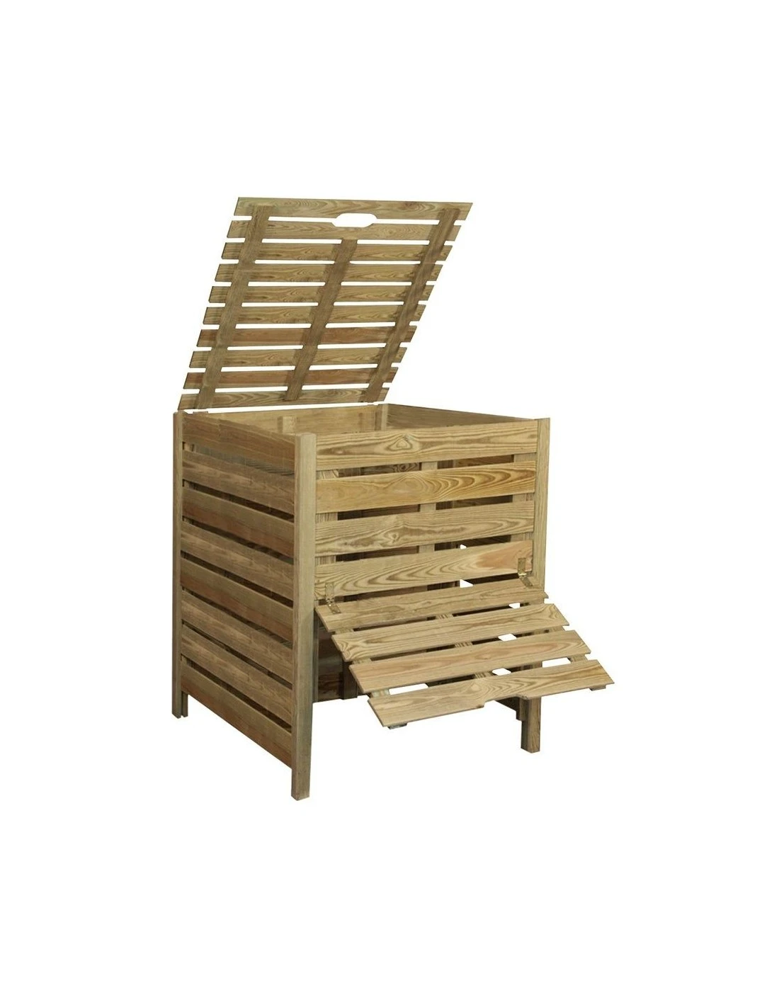 Bac à Compost 800L Jardipolys En Bois Traité 1 Bac à Compost 800L Jardipolys En Bois Traité