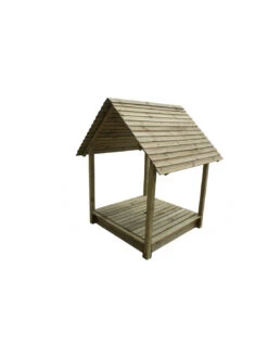 Bac à Sable Jonville Avec Toit Et Couvercle 150 X 140 X 180 Cm