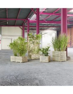 Bac Carré Küb En Bois Traité Autoclave - 40x40xH28 Cm -Extérieur Meubles Magasin bac carre kueb taille au choix en bois traite autoclave 7