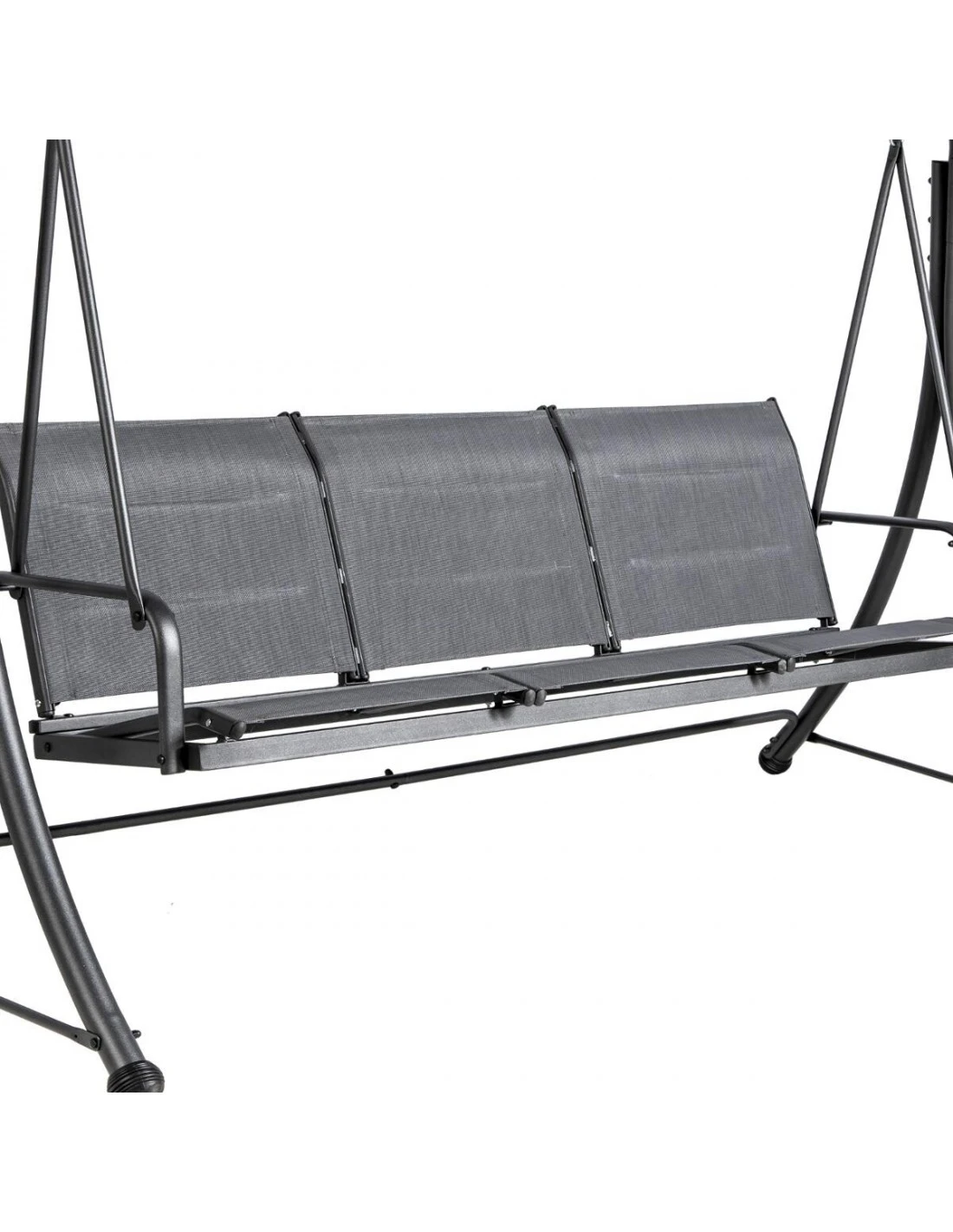 Balancelle De Jardin LAKO 3 Places - Polyester Et Acier 4 Balancelle De Jardin LAKO 3 Places - Polyester Et Acier – Image 4