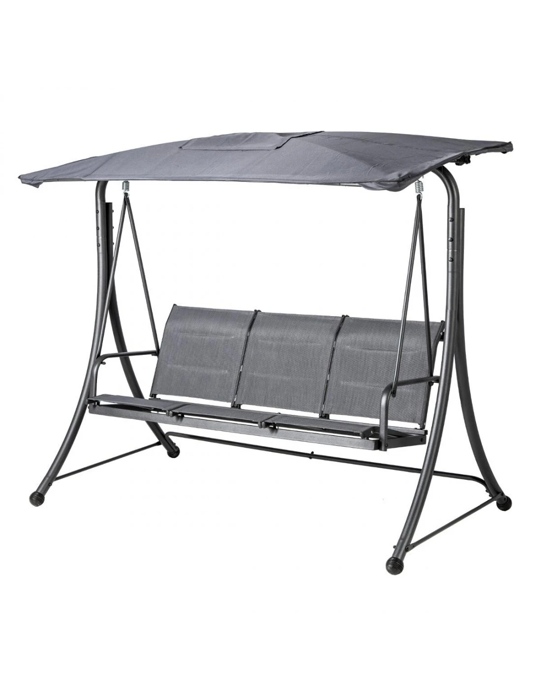 Balancelle De Jardin LAKO 3 Places - Polyester Et Acier 1 Balancelle De Jardin LAKO 3 Places - Polyester Et Acier