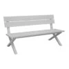 Banc De Jardin CROSSWAY - Aluminium - Blanc