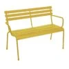 Banc De Jardin Métal Greensboro - Acier époxy - Moutarde