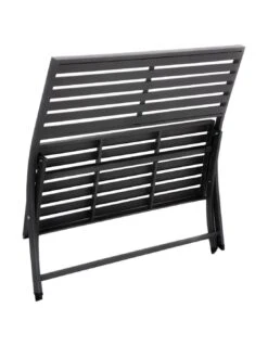 Banc De Jardin Olbia 3 Places Pliant Gris - L.122 X P.53 X H.88 Cm -Extérieur Meubles Magasin banc de jardin olbia 3 places pliant gris l122 x p53 x h88 cm 2