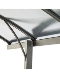 Carport Belize Noir - 2,94 X 5 X 2,23/2,50 - Aluminium, Acier Et Polycarbonate -Extérieur Meubles Magasin carport belize noir 294 x 5 x 223250 aluminium acier et polycarbonate 3