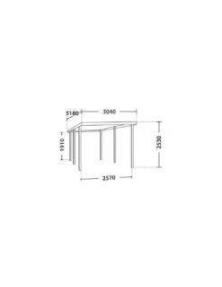 Carport LOUISON Traité Autoclave Teinté Anthracite De 15.8 M² 6 Carport LOUISON Traité Autoclave Teinté Anthracite De 15.8 M² -Extérieur Meubles Magasin carport louison traite autoclave teinte anthracite de 158 m 2