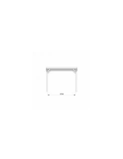 Carport Victor Traité Autoclave Teinté Marron De 16.5 M² -Extérieur Meubles Magasin carport victor traite autoclave teinte marron de 165 m 3