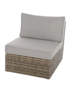 Chauffeuse De Salon Mooréa - Aluminium Et Résine Tressée - Naturae