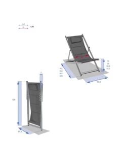 Chilienne De Jardin Honolulu - 4 Positions - Framboise -Extérieur Meubles Magasin chilienne de jardin honolulu 4 positions framboise 5