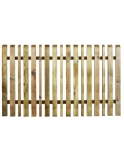 Clôture Oblik Lames Alternées - Bois Traité 90x150 Cm