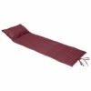 Coussin De Transat Enroulé 180 X 60 Cm Bordeaux
