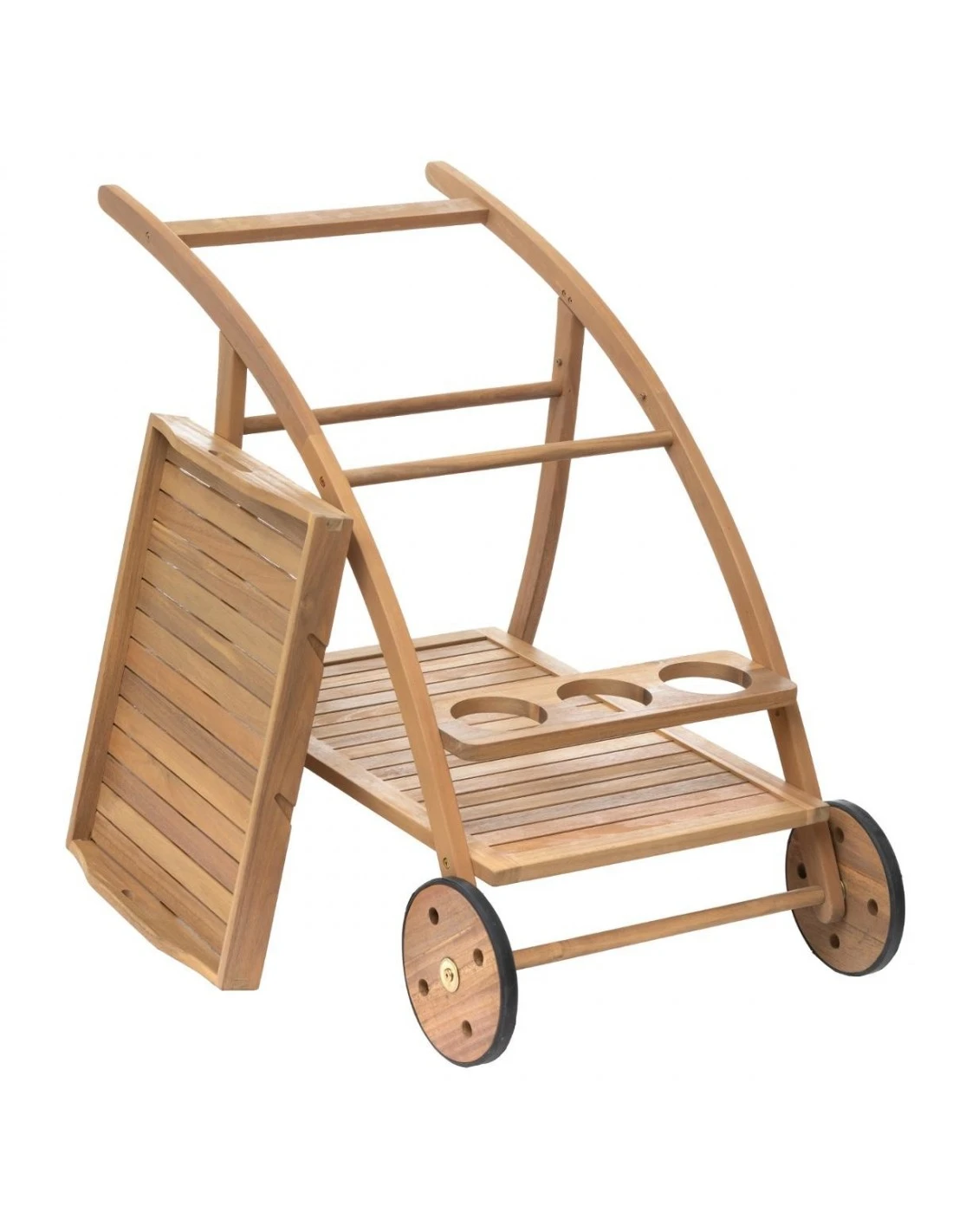 Desserte De Jardin TIWI Acacia Avec Plateau Amovible 3 Desserte De Jardin TIWI Acacia Avec Plateau Amovible – Image 3