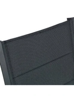 Fauteuil De Jardin Allure Empilable - Aluminium Et Texaline Matelassée - Graphite / Poivre -Extérieur Meubles Magasin fauteuil de jardin allure empilable aluminium et texaline matelassee graphite poivre 3