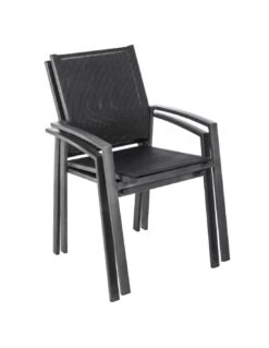 Fauteuil De Jardin Axiome En Aluminium Poivre Et Graphite -Extérieur Meubles Magasin fauteuil de jardin axiome en aluminium poivre et graphite 2