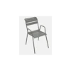 Fauteuil De Jardin Bridge Monceau Empilable Métal - Romarin