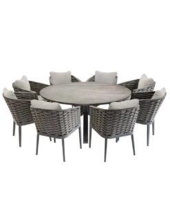 Fauteuil De Jardin Embruns - Aluminium Et Maille Tressée -Extérieur Meubles Magasin fauteuil de jardin embruns aluminium et maille tressee 2