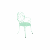 Fauteuil De Jardin Montmartre Empilable En Métal - Vert Opaline