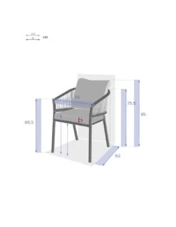 Fauteuil De Jardin Oriengo - Olive Et Graphite -Extérieur Meubles Magasin fauteuil de jardin oriengo olive et graphite 3