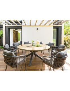 Fauteuil De Jardin Oriengo - Olive Et Graphite -Extérieur Meubles Magasin fauteuil de jardin oriengo olive et graphite 4