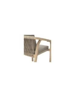 Fauteuil De Jardin Papouasie - Bois D'Acacia Et Coussins Polyester Taupe -Extérieur Meubles Magasin fauteuil de jardin papouasie bois d acacia et coussins polyester taupe 2