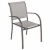 Fauteuil De Jardin Piazza - Aluminium Tonka - Noisette / Tonka