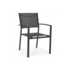 Fauteuil Empilable - Aluminium Anthracite