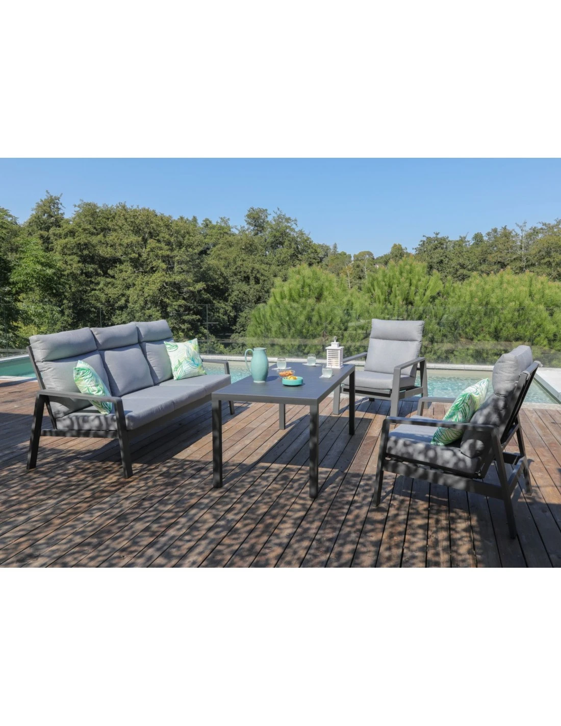 Fauteuil Le Marseille En Aluminium Grey 4 Fauteuil Le Marseille En Aluminium Grey – Image 4