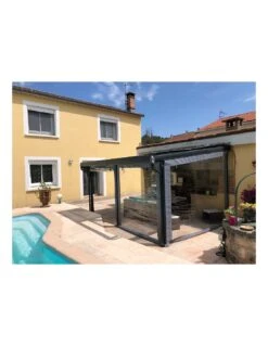 Fermeture PVC Droite Pour Pergola Autoportante AZURA