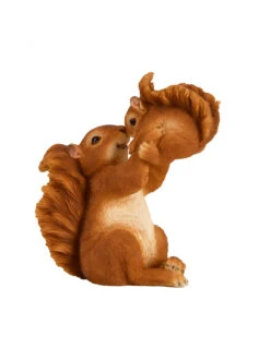 ESSCHERT DESIGN Figurine Ecureuil Avec Son Petit