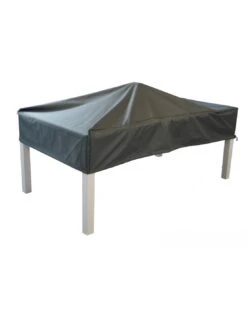 Housse De Table De Jardin 220 X 100 Cm - Polyester Gris