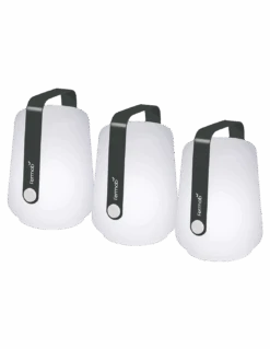 Lot De 3 Lampes D'extérieur Balad H.12cm Christian LOHNER By Fermob - Carbone