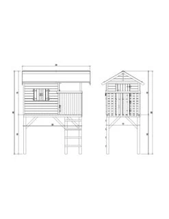 Maisonnette WISTLER PARK -Extérieur Meubles Magasin maisonnette en bois pour enfants wistler park 3