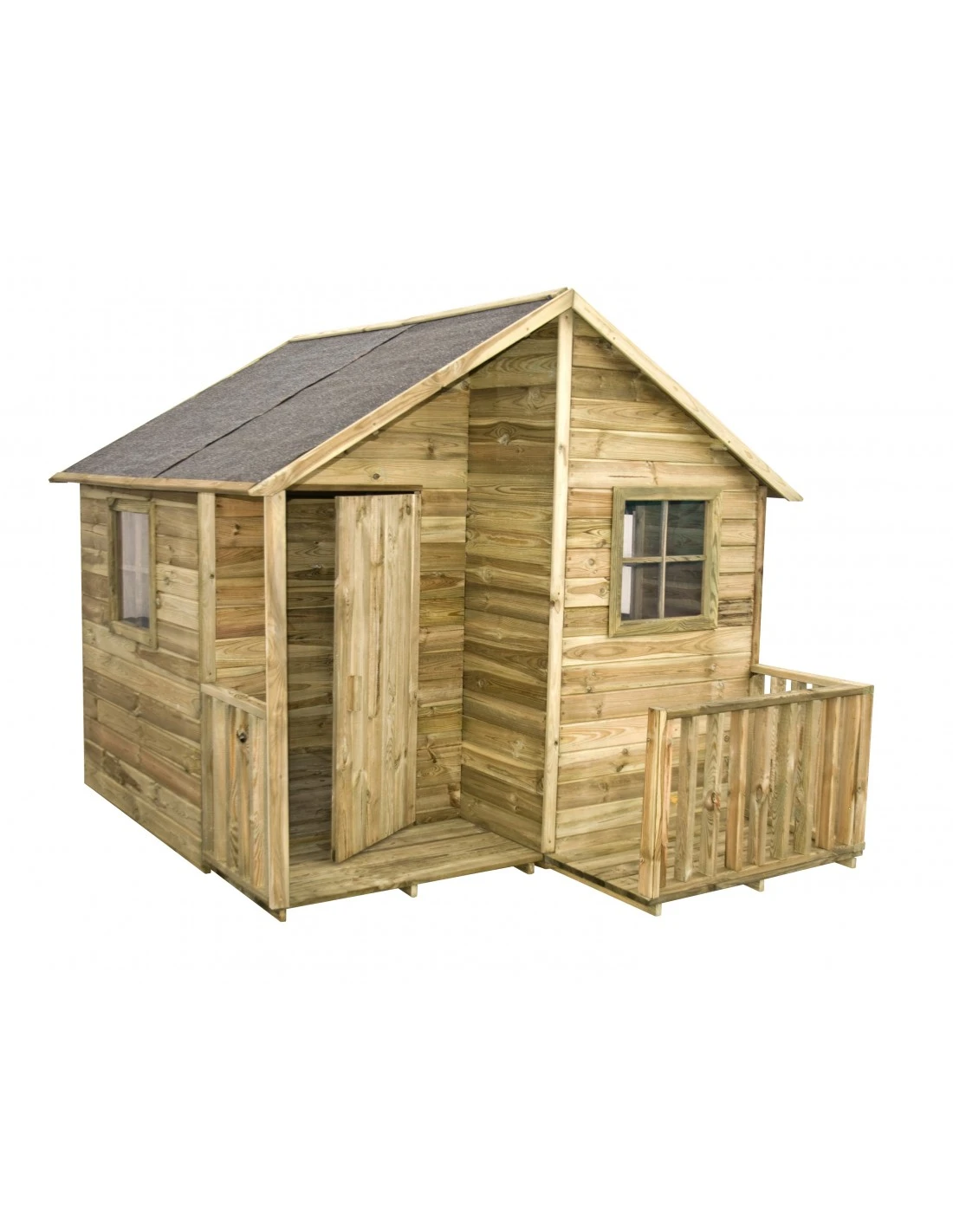 Maisonnette Loulou En Bois Avec Plancher Traité 1 Maisonnette Loulou En Bois Avec Plancher Traité