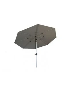 Parasol 300 Alu Anodisé Auto Inclinable Gris Chiné Clair -Extérieur Meubles Magasin parasol 300 alu anodise auto inclinable gris chine clair 5