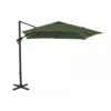 Parasol Déporté Roma 2.5X2.5m En Aluminium Inclinable T Rotatif - Kaki