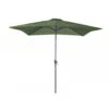 Parasol En Aluminium Droit 2,5x2,5 Inclinable à Manivelle - Kaki