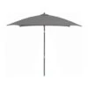 Parasol En Aluminium Doit 2x2 Inclinable - Gris
