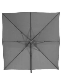 Parasol Déporté Carré Eléa 3 X 3 M - Graphite / Ardoise -Extérieur Meubles Magasin parasol deporte carre elea 3 x 3 m graphite ardoise 1 4